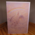 Dog Rainbow Bridge Bereavement Card