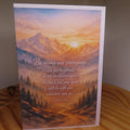 Joshua 1:9 Encouragement Greeting Card