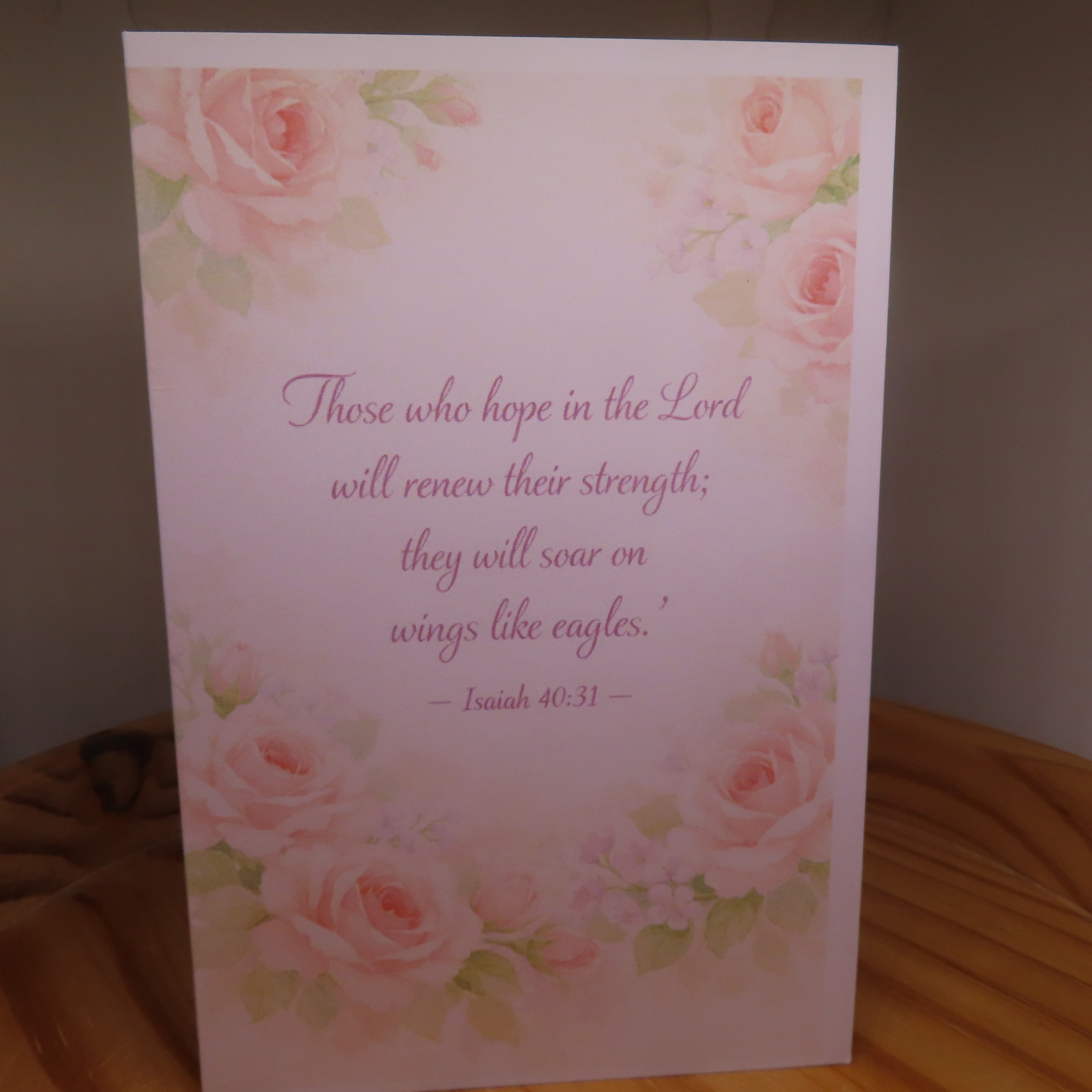Isaiah 40:31 Encouragement Greeting Card