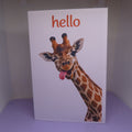 Giraffe Hello Card