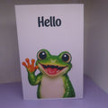 Frog Hello Card