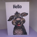 Donkey Hello Card