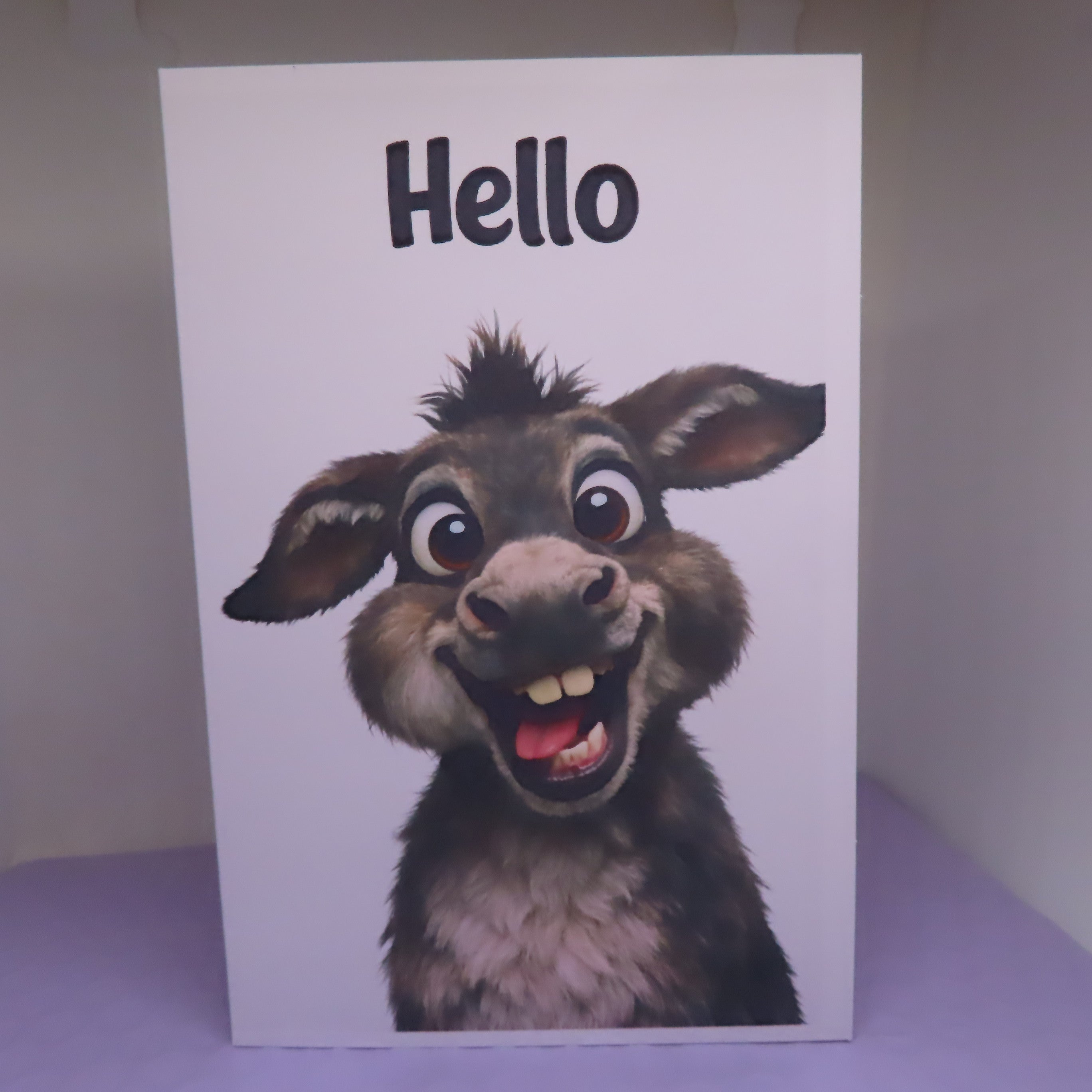 Donkey Hello Card