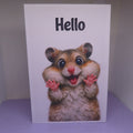 Hamster Hello Card