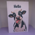 Cow Hello Card