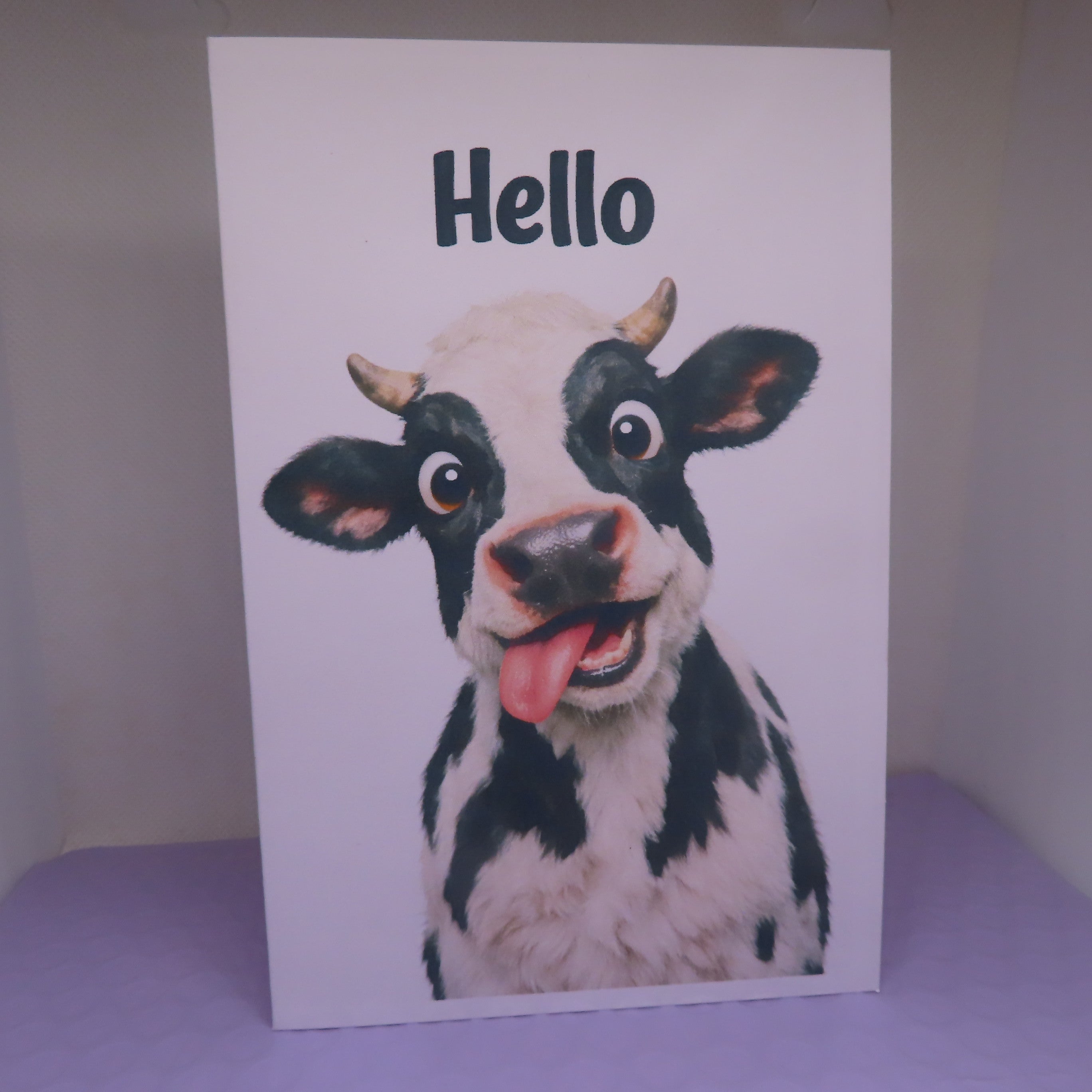 Cow Hello Card