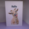 Hello Goat card