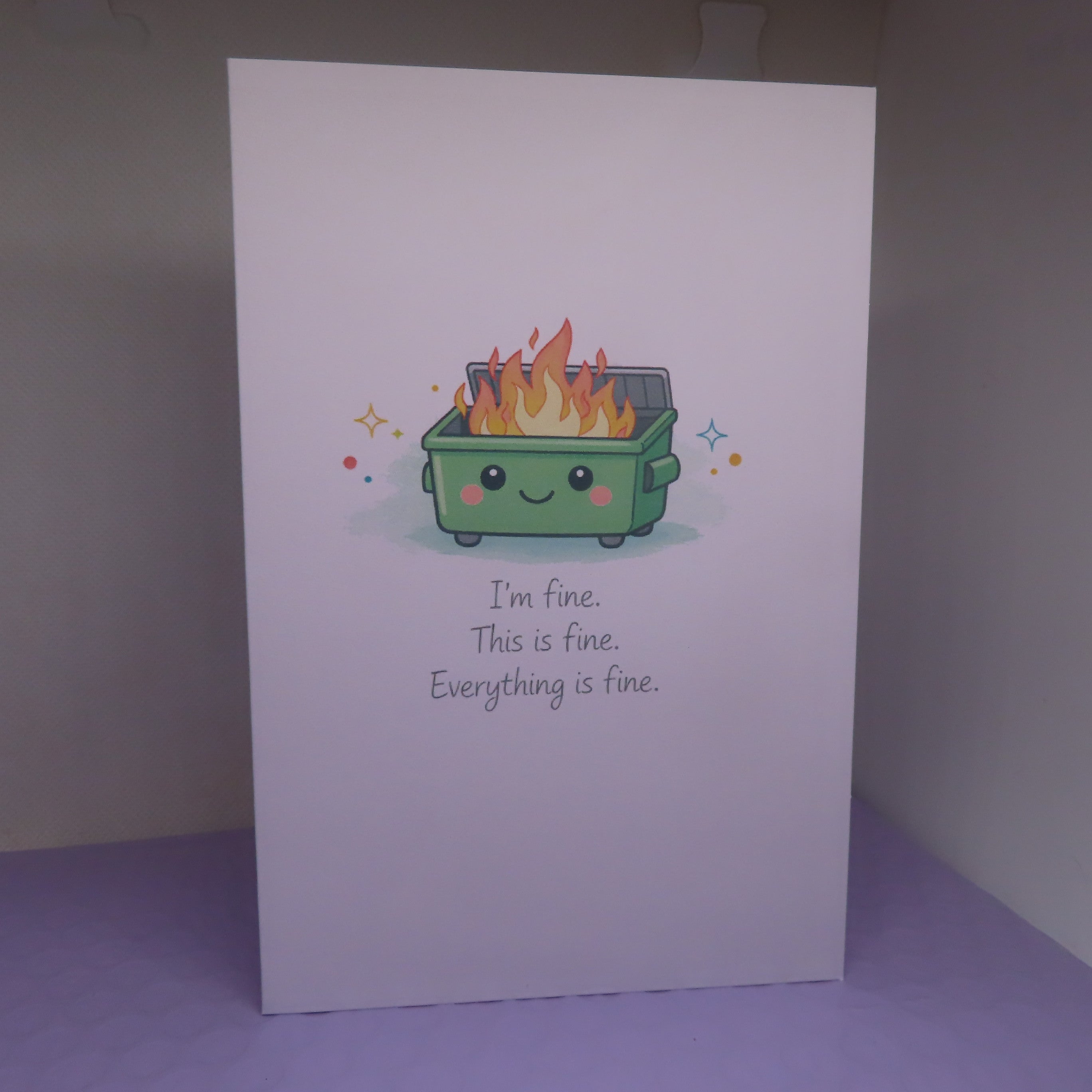 Dumpster Fire Card