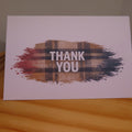 Plaid Thank You Card