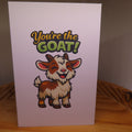 You're the Goat Thank You Card
