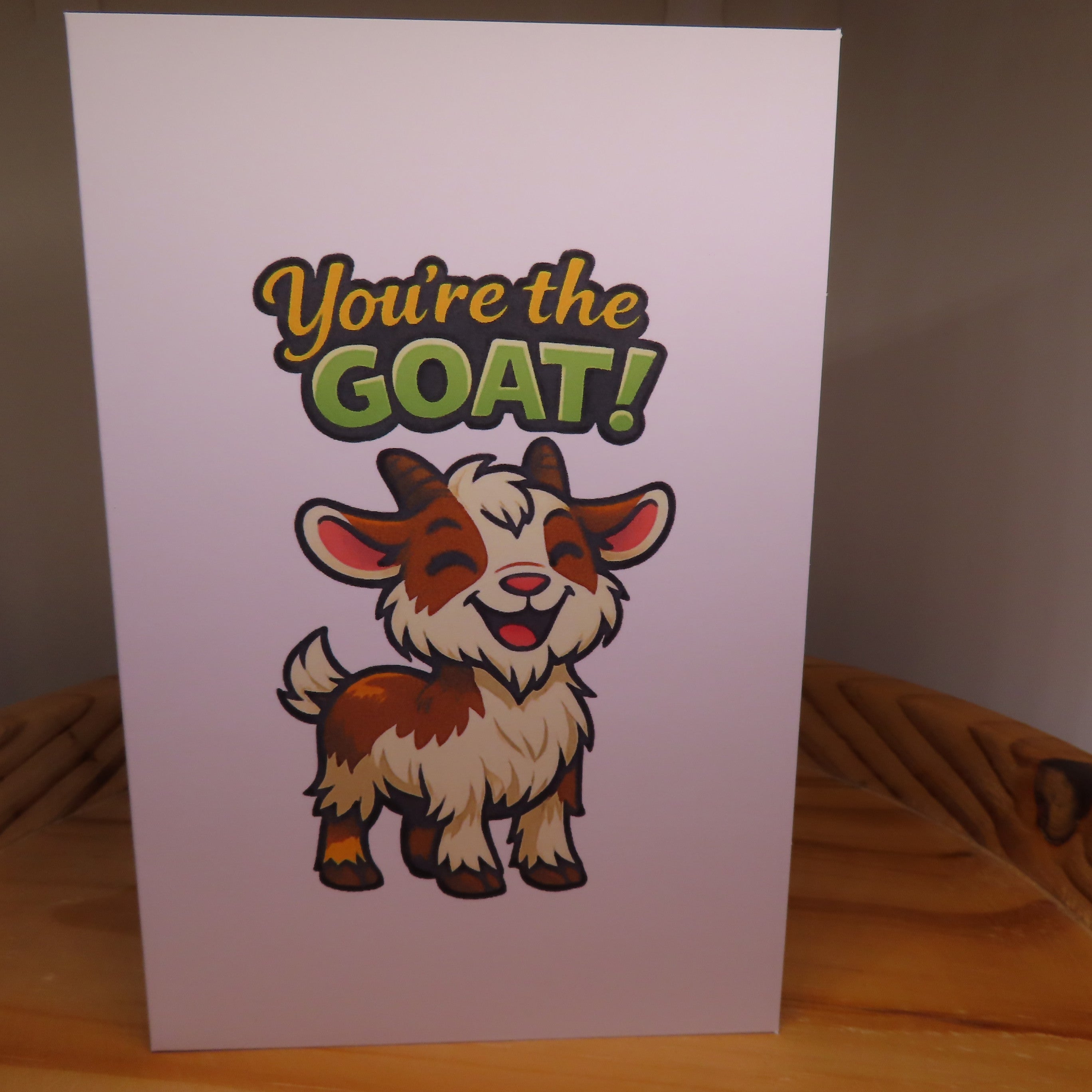 You're the Goat Thank You Card