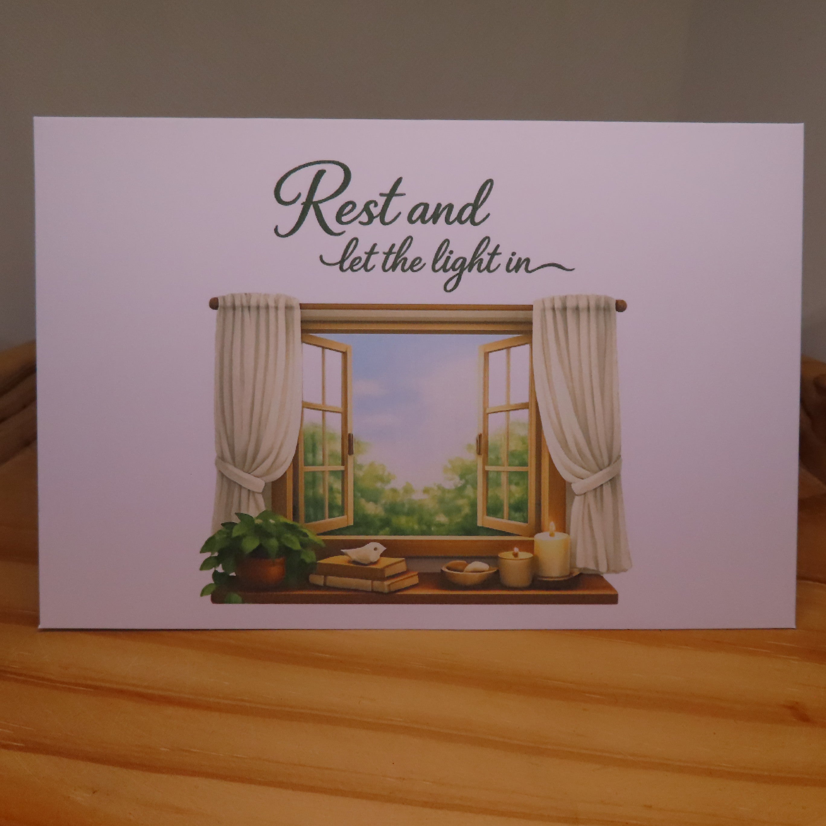Open Window Get Well Soon Card