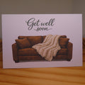 Cozy Couch Get Well Soon Card