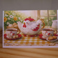 Chicken Tea Party Card