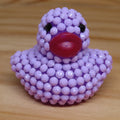 Light Purple Chalk Rhinestone Blinged Duck