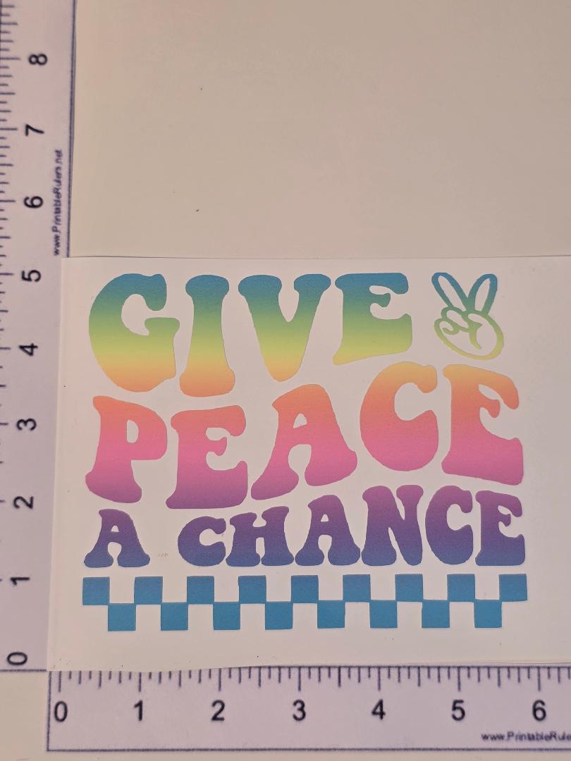 Give Peace A Chance